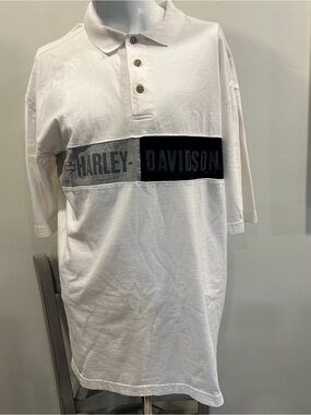 L Men’s Harley Davidson Cotton Polo